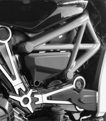 Puig Frame Caps Ducati Diavel 1260, XDiavel (16-24) in Black 9705N