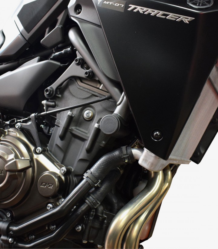 Tapones Chasis Puig Yamaha MT-07, Tracer 700 / 7, XSR700 (14-26) en Negro 9638N