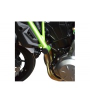 Puig Frame Caps Kawasaki Ninja 650 (17-26), Z650 (17-26) in Black 9637N