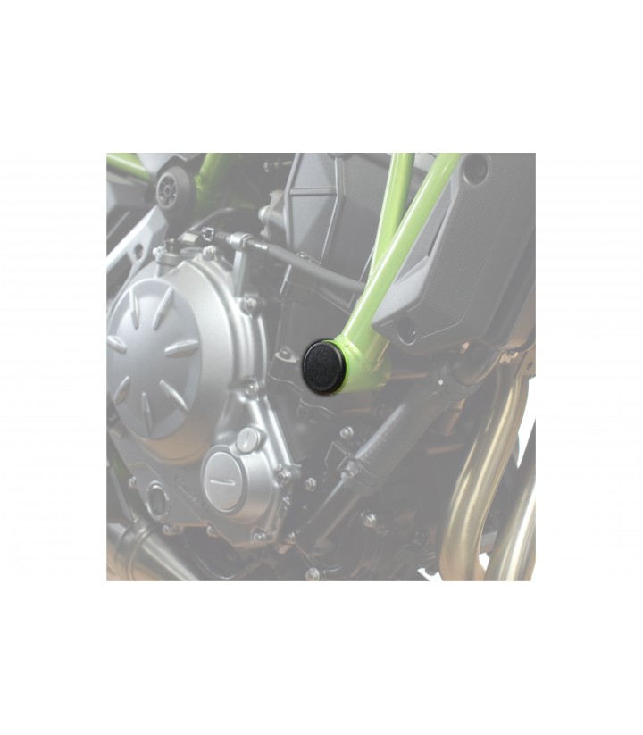 Tapones Chasis Puig Kawasaki Ninja 650 (17-26), Z650 (17-26) en Negro 9637N
