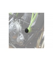 Puig Frame Caps Kawasaki Ninja 650 (17-26), Z650 (17-26) in Black 9637N