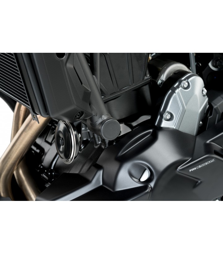 Tapones Chasis Puig Kawasaki Ninja 650 (17-26), Z650 (17-26) en Negro 9637N