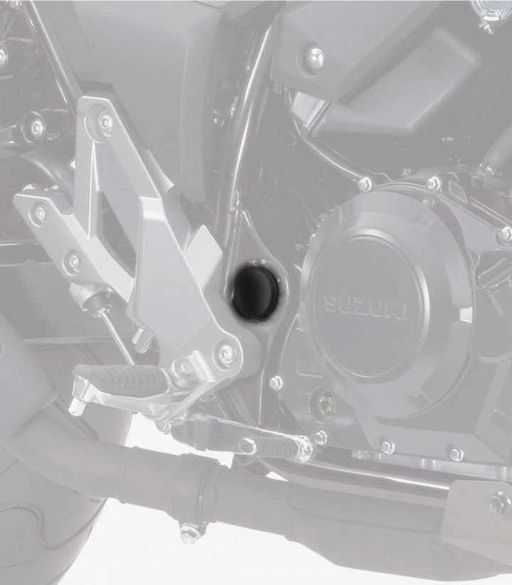 Tapones Chasis Puig Suzuki DL250 V-strom (18-23) en Negro 3524N
