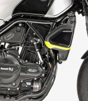 Tapones Chasis Puig Benelli Leoncino 500 / Trail, Leoncino 500 Trail (16-26) en Negro 3520N