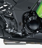 Puig Frame Caps Kawasaki Ninja 1000 / 1100 SX, Versys 1000 / 1100, Z1000 / 1000SX (10-26) in Black 3509N