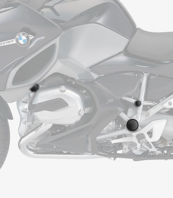 Tapones Chasis Puig BMW R1200/250RT (14-20) en Negro 0327N