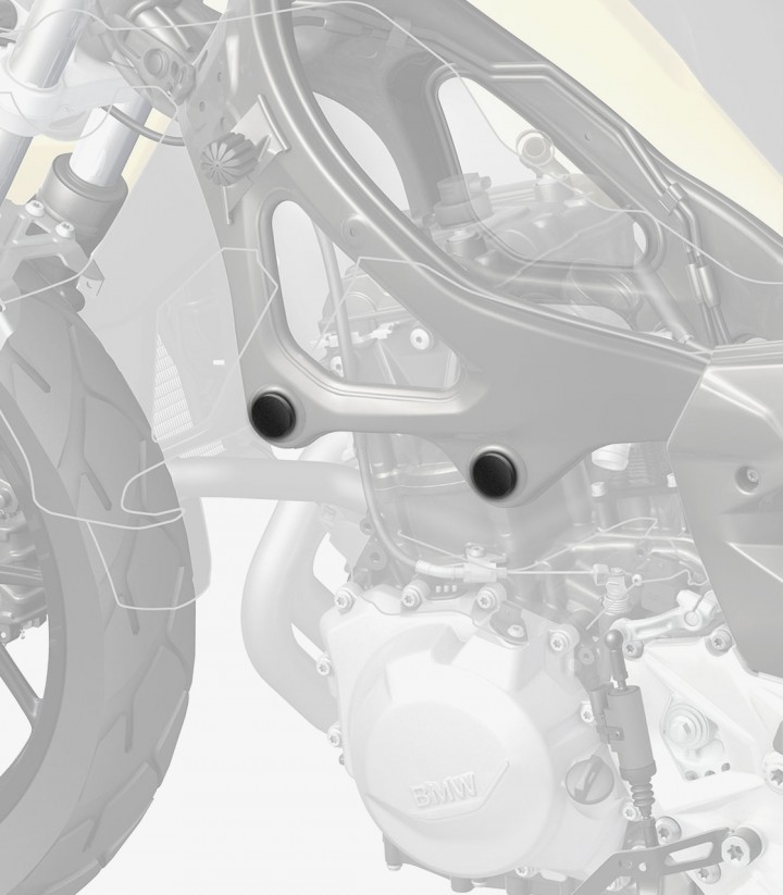 Puig Rahmenstopfen BMW F750/800/850/900GS (18-26), F900R/XR (20-26) in Schwarz 0096N