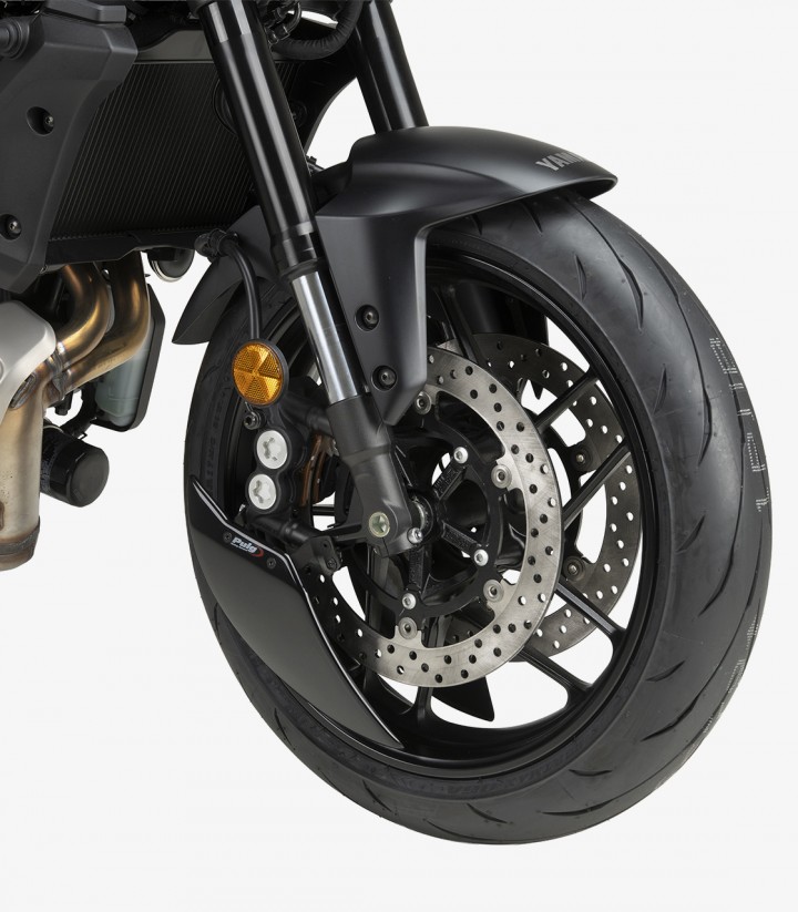 Puig Aero Wheel Deflector in Black for Yamaha MT-07 / Y-AMT (25-26) 22657N