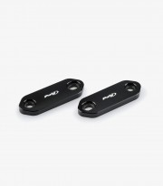 Puig Mirror Covers in Black for Kawasaki Ninja 125 / 250SL / 400 / 650 / 7 Hybrid (15-26)