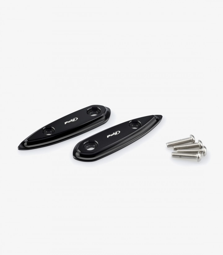 Tapas Retrovisor Puig en Negro Yamaha YZF-R3 (15-19) 3856N