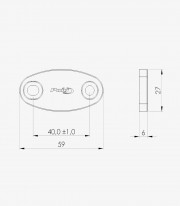 Tapas Retrovisor Puig en Negro Honda CBR500R, CBR600RR, CBR650F / R (13-26) 3854N