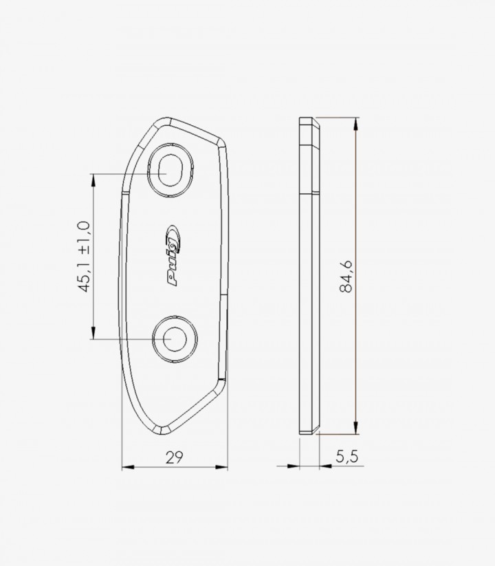 Tapas Retrovisor Puig en Negro Suzuki GSX-8R, GSX-R1000 (17-26) 3848N