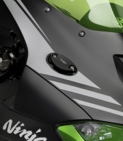 Puig Mirror Covers in Black for Kawasaki ZX-10R / 10RR (16-26)