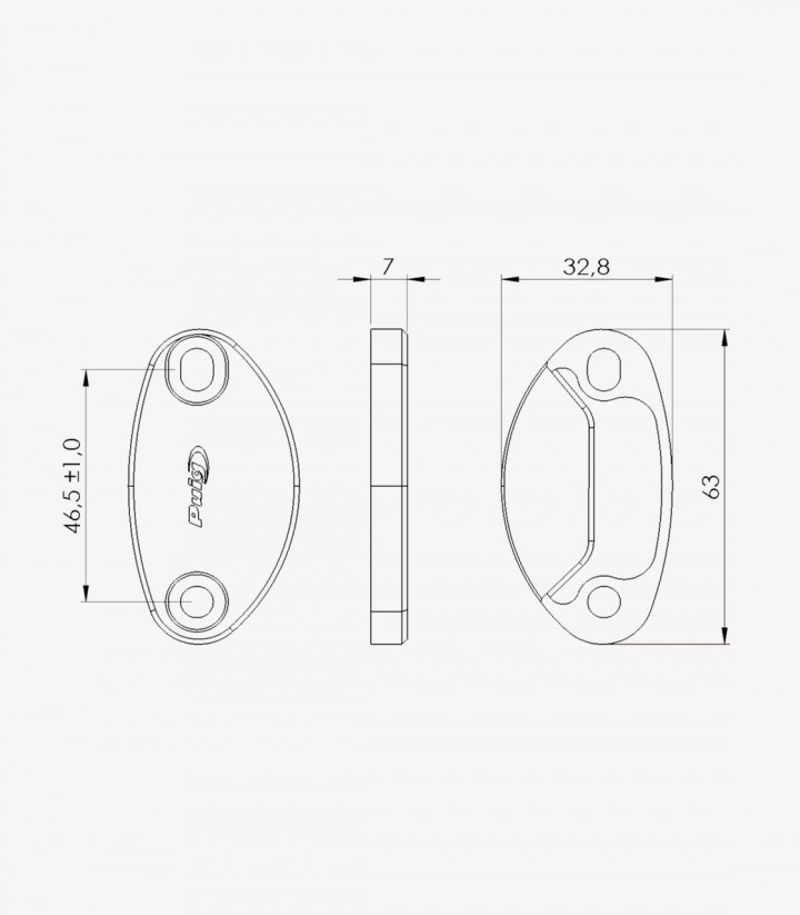 Tapas Retrovisor Puig en Negro Kawasaki ZX-10R / 10RR (16-26) 3847N