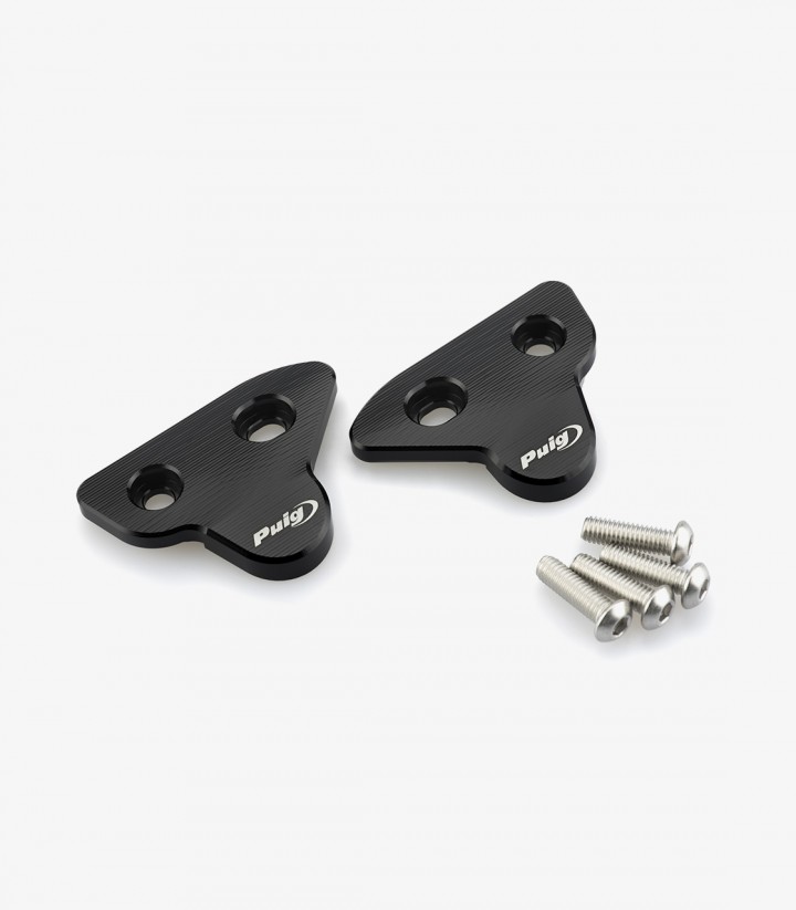Tapas Retrovisor Puig en Negro Yamaha YZF-R1 / R6 / R7 / R9 (15-26) 3845N