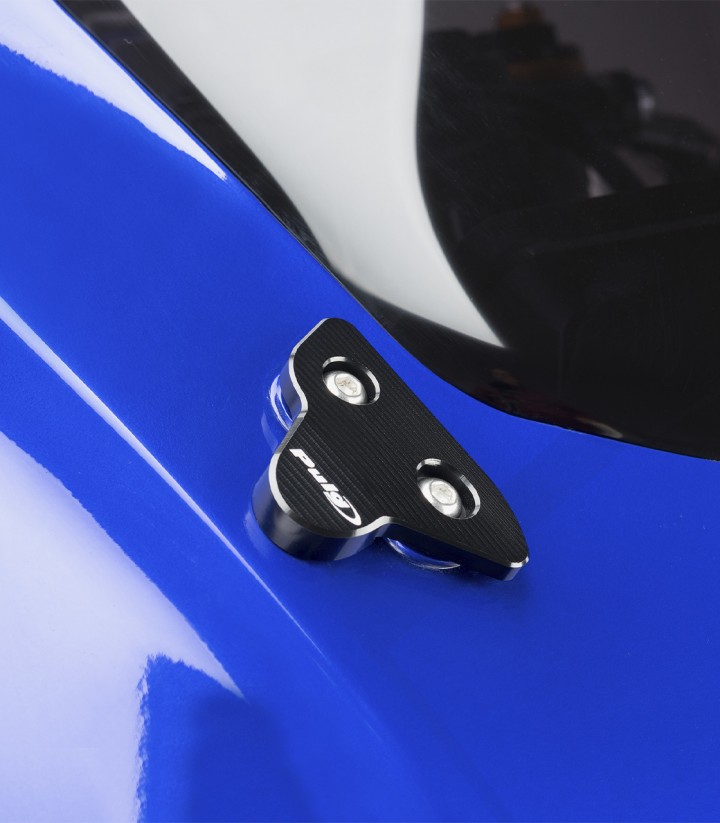 Tapas Retrovisor Puig en Negro Yamaha YZF-R1 / R6 / R7 / R9 (15-26) 3845N