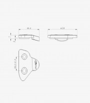 Puig Mirror Covers in Black for Yamaha YZF-R1 / R6 / R7 / R9 (15-26)