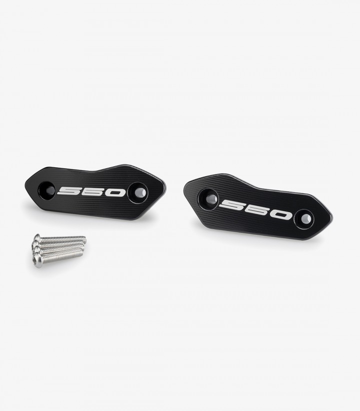 Puig Spiegelabdeckungen in Schwarz Yamaha TMAX 560 (25-26) 22568N