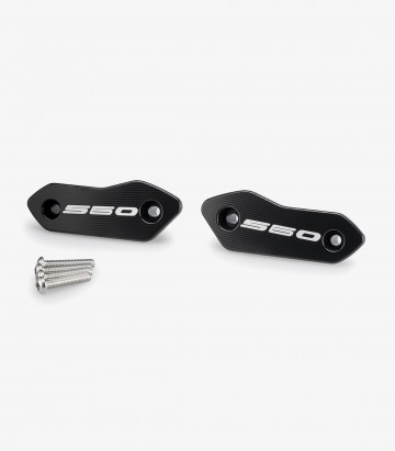 Puig Spiegelabdeckungen in Schwarz Yamaha TMAX 560 (25-26) 22568N