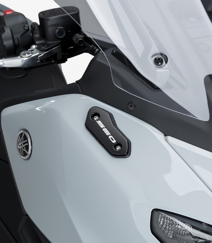 Puig Mirror Covers in Black for Yamaha T-MAX 560 / Tech Max (25-26)