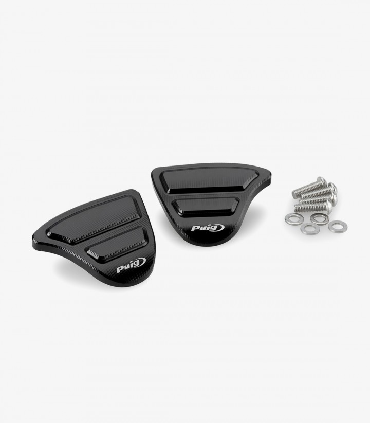 Puig Spiegelabdeckungen in Schwarz Yamaha YZF-R1 (15-25), YZF-R1 Race (24-26) 22259N