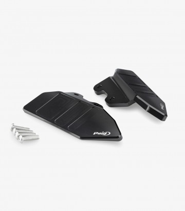 Puig Mirror Covers in Black for Kymco AK550 Premium (24-26)
