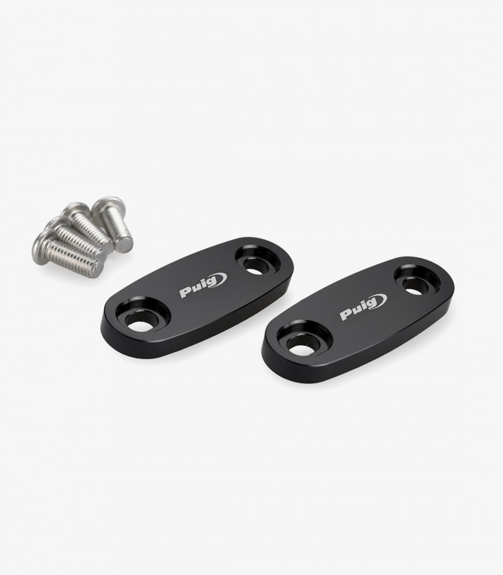 Puig Spiegelabdeckungen in Schwarz Honda Forza 750 (21-26) 22114N