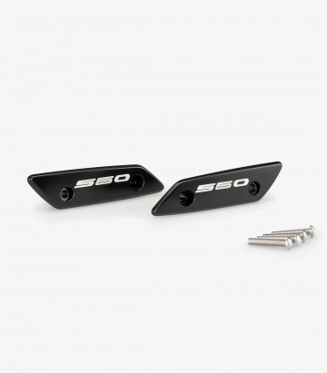 Puig Mirror Covers in Black for Yamaha T-MAX 560 / Tech Max (22-24)