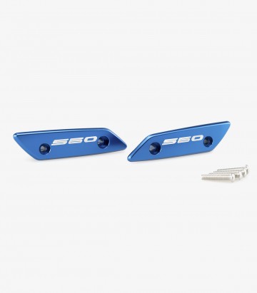 Puig Spiegelabdeckungen in Blau Yamaha TMAX 560 (22-24) 21298A