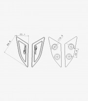 Tapas Retrovisor Puig en Negro Ducati Panigale V2 / V4 (18-24) 20427N