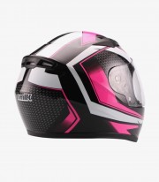 Casco Integral Unik Infantil CN-04 Beep Rosa, Negro y blanco
