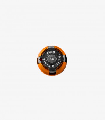 Tapón Cárter Hi-Tech Puig Naranja 7140T para varios modelos de Husqvarna, KTM y Triumph
