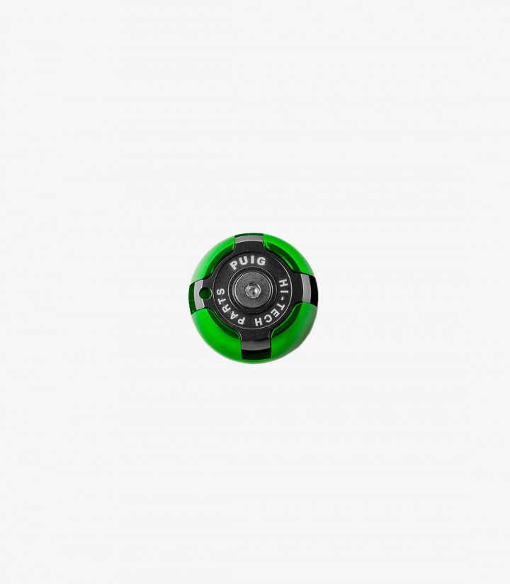 Tapón Cárter Hi-Tech Puig Verde 6781V para varios modelos de Honda, Triumph y Yamaha