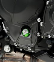 Tapón Cárter Hi-Tech Puig Verde 6781V para varios modelos de Honda, Triumph y Yamaha