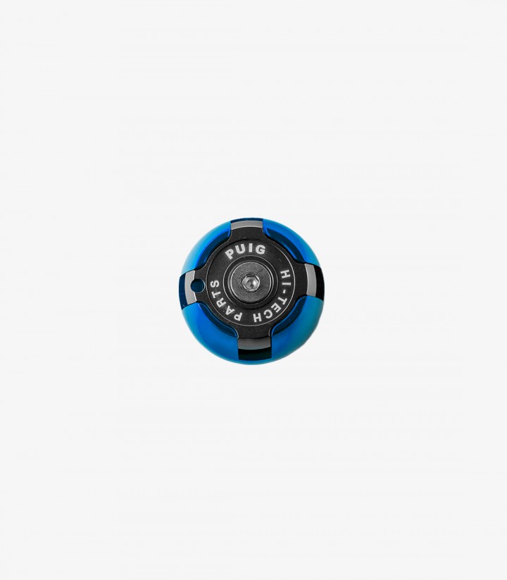 Tapón Cárter Hi-Tech Puig Azul 6780A para varios modelos de CFMOTO, Husqvarna, KTM y Triumph