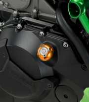 Puig Hi-Tech Oil Filler Cap Orange 6158T for various models of Kawasaki