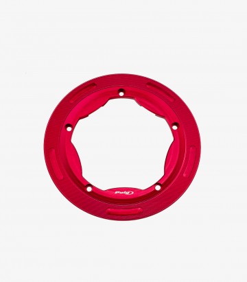 Puig Red Sprocket Trim Ring Yamaha T-MAX 530 / DX / SX (17-19), T-MAX 560 / Tech Max (20-26) 9854R