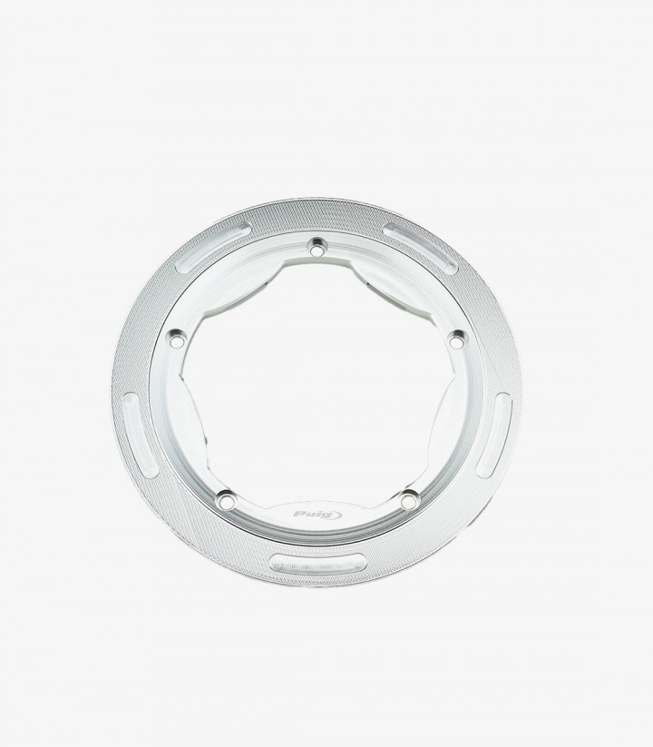 Aro Embellecedor Corona Plateado Puig Yamaha T-MAX 530 / DX / SX (17-19), T-MAX 560 / Tech Max (20-26) 9854P
