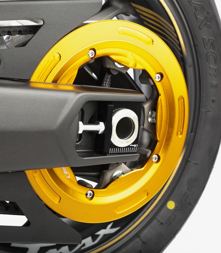 Aro Embellecedor Corona Dorado Puig Yamaha T-MAX 530 / DX / SX (17-19), T-MAX 560 / Tech Max (20-26) 9854O
