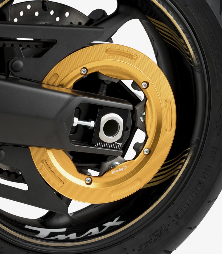 Aro Embellecedor Corona Dorado Puig Yamaha T-MAX 530 / DX / SX (17-19), T-MAX 560 / Tech Max (20-26) 9854O