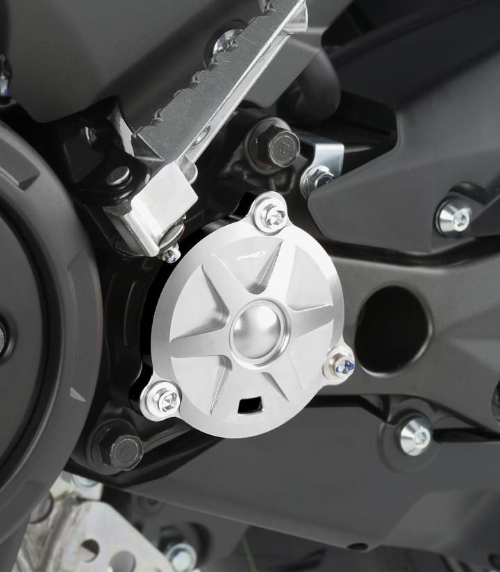 Tapa Piñón Puig Plateado Yamaha T-MAX 530 / DX / SX (12-19), T-MAX 560 / Tech Max (20-26) 8502P