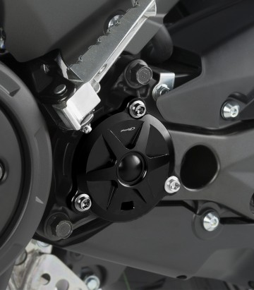 Tapa Piñón Puig Negro Yamaha T-MAX 530 / DX / SX (12-19), T-MAX 560 / Tech Max (20-26) 8502N