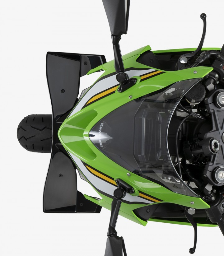 Alerones Frontales GP 22660N Puig Kawasaki ZX-6R Ninja (24-26) Negro