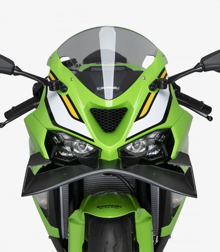 Alerones Frontales GP 22660C Puig Kawasaki ZX-6R Ninja (24-26) Símil Carbono