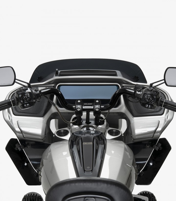 Windabweiser unten Puig 22671N Harley-Davidson Road Glide CVO FLTRXSE (23-25), FLTRX/CVO ST FLTRXSTSE (24-26) in Schwarz