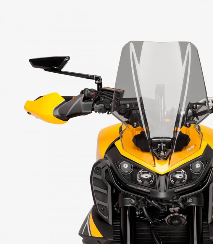 Black Hypernaked rear view mirrors from Puig