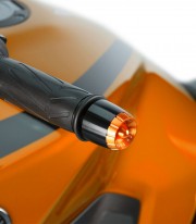 Puig Thruster Bar Ends in Orange for Kawasaki ER-6, Ninja, Versys, Vulcan S and other models