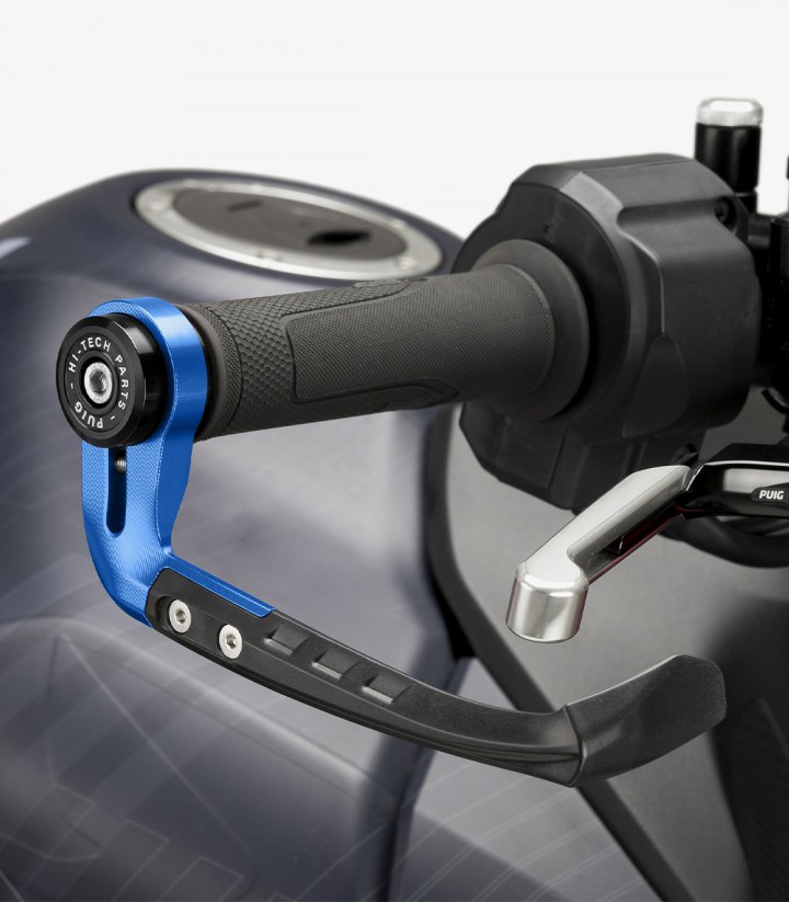 Puig Raw Universal Clutch Lever Protector in Blue 21993A+21994A