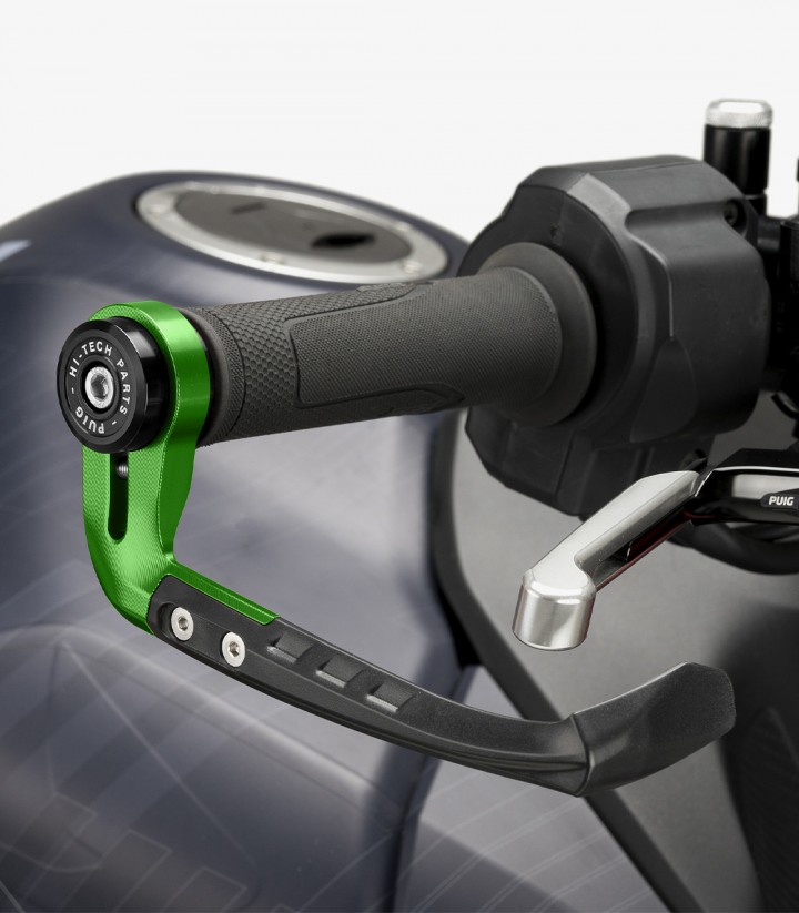 Puig Raw Universal Clutch Lever Protector in Green 21993V+21994V