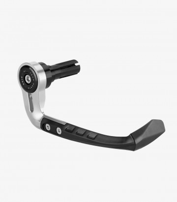 Puig Universal Raw Clutch / Brake Lever Guard in Silver 21993P+21994P